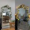 Monstera Leaf String Lights 2 Pack, 20LED Tropical Artificial Rattan Palm Green Leaves Wall Hanging Vine Greenery,Outdoor Indoor Hawaiian Luau Jungle Safari Beach Theme Party Summer Decoration